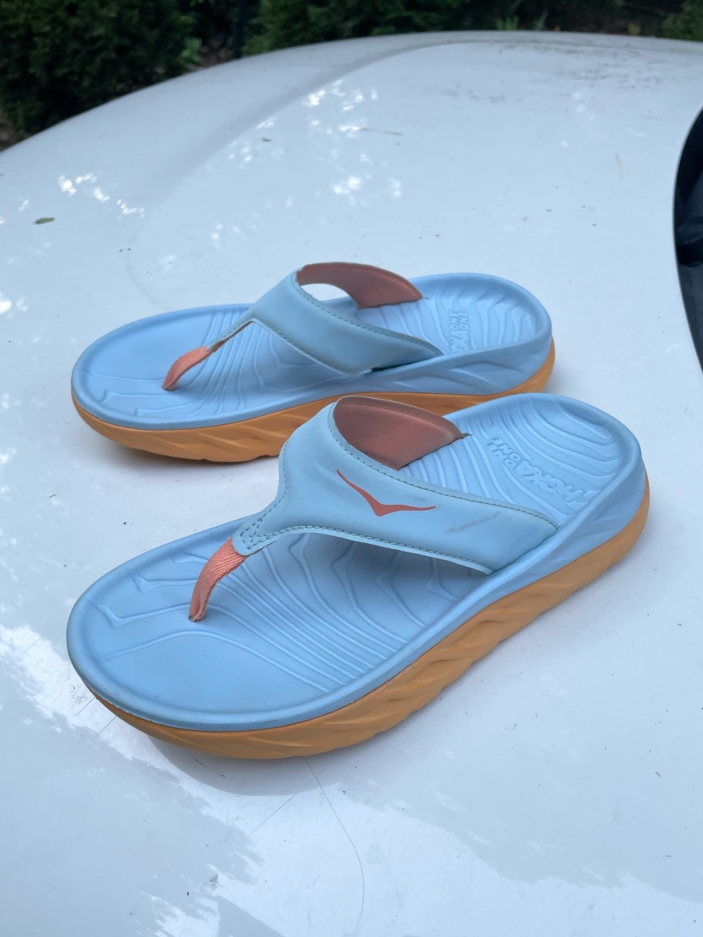 HOKA ONE ONE Ora Recovery Flip Flop Sandals Size 8